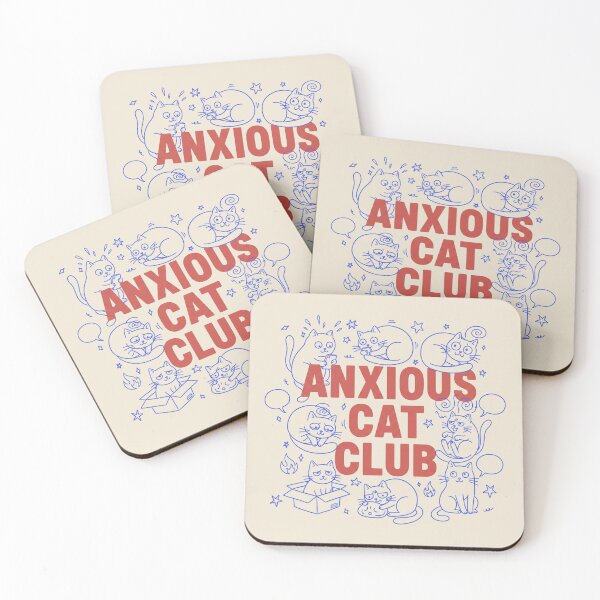 Item preview, ANXIOUS CAT CLUB designed and sold by bisha.