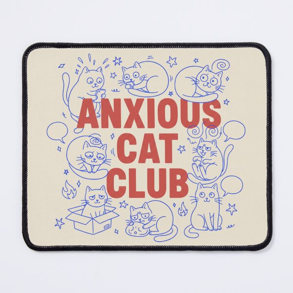 Item preview, ANXIOUS CAT CLUB designed and sold by bisha.