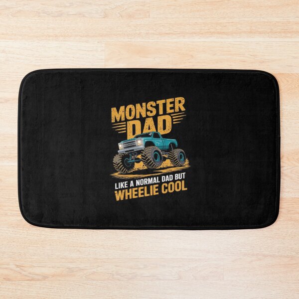 Item preview, MONSTER DAD Like Normal Daddy But Wheelie Cool Truck designed and sold by SyntaxClaw.