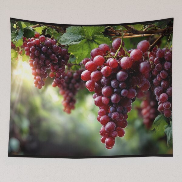 Item preview, Bunches of Ripe Red Grapes designed and sold by jecphotography and art.