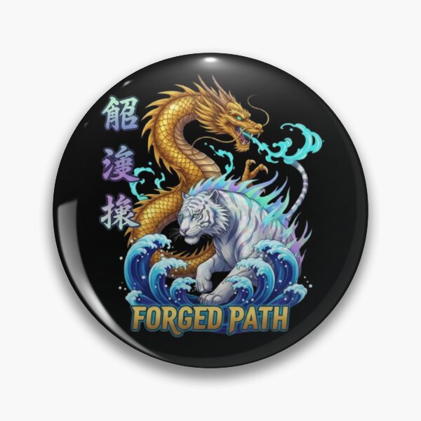 Item preview, Dragon and White Tiger – Elemental Fusion Art designed and sold by Dogandesighn.