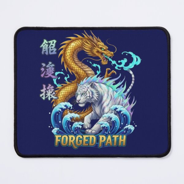 Item preview, Dragon and White Tiger – Elemental Fusion Art designed and sold by Dogandesighn.