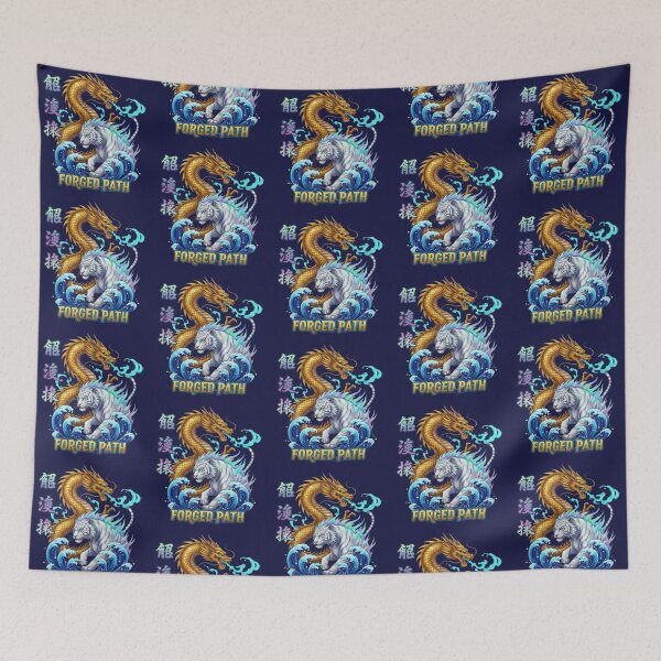 Item preview, Dragon and White Tiger – Elemental Fusion Art designed and sold by Dogandesighn.