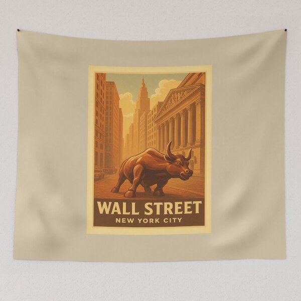 Item preview, Wall Street Vintage: Retro Financial Power designed and sold by DesignShopAD.