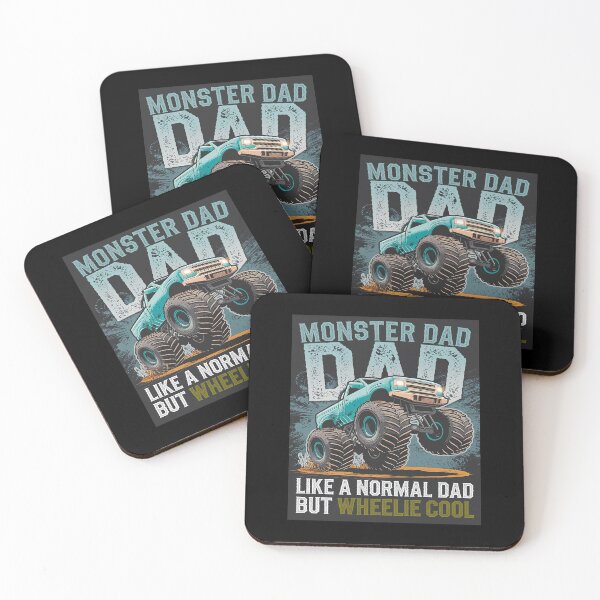 Item preview, MONSTER DAD Like Normal Daddy But Wheelie Cool Truck designed and sold by AquaKiev.