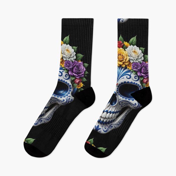 Item preview, Porcelain Skull Blooming with Roses designed and sold by Grafititee.