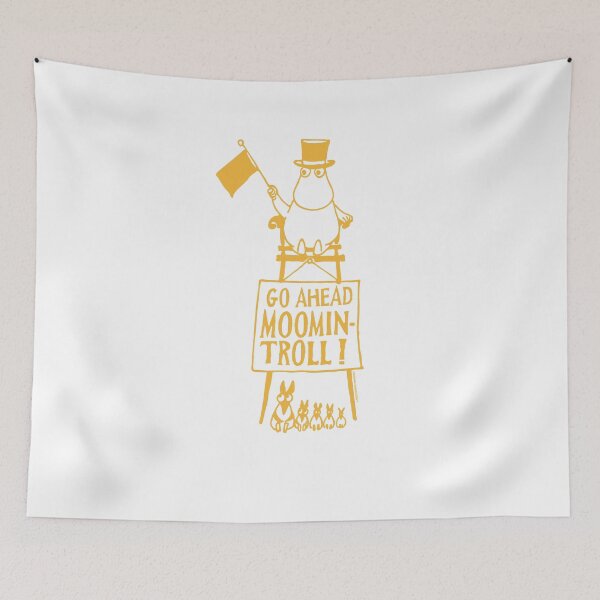 Item preview, Yellow Moominpappa Winter Games Go Ahead Moomintroll! designed and sold by MoominStore.