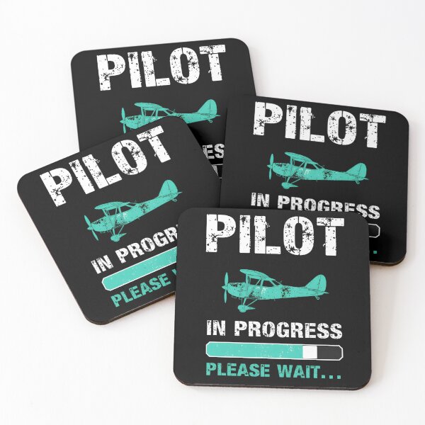 Item preview, Pilot In Progress Please Wait, Aircraft Pilot, Pilot, Navigator, Aviator, Airplane Pilot, Aviation, Pilot Trainee  designed and sold by DoodleUrban.