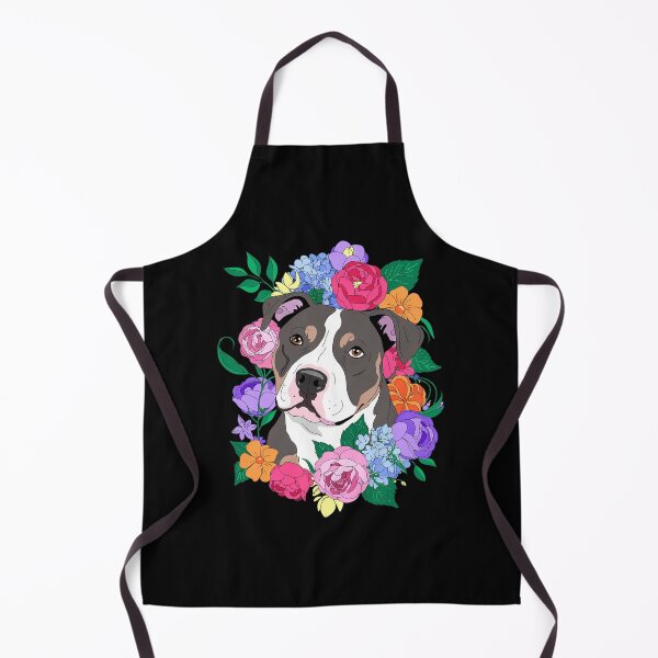 Item preview, Pitbull Mom Floral Dog Lover Flowers Cute Women Kids  designed and sold by FadeOfThrone.