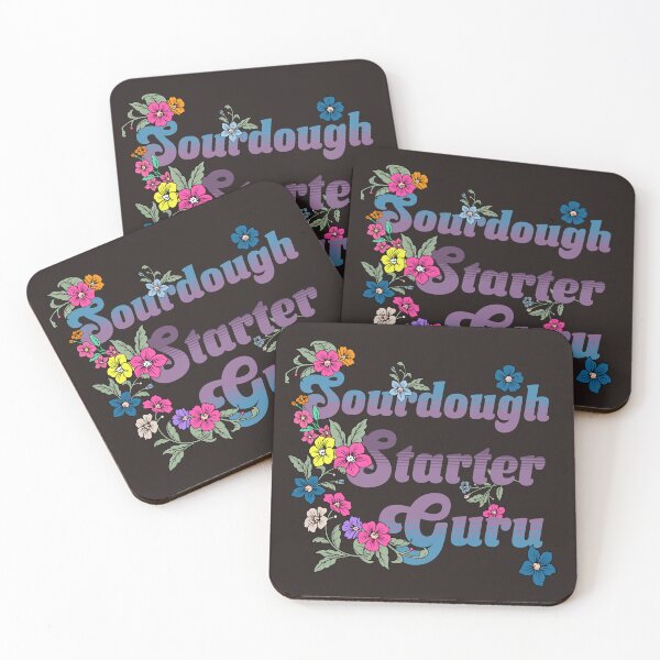 Item preview, sourdough starter guru- Floral Retro Baking Design designed and sold by TSOL5.