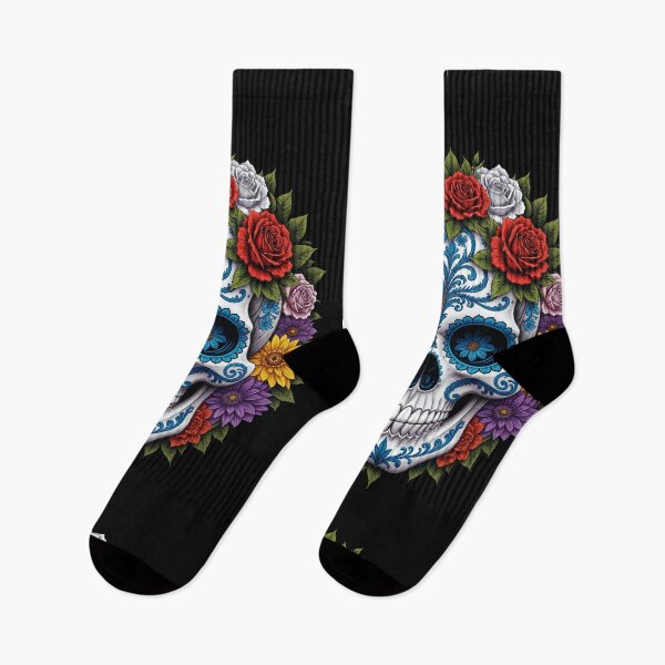Item preview, Porcelain Skull Blooming with Roses designed and sold by Grafititee.