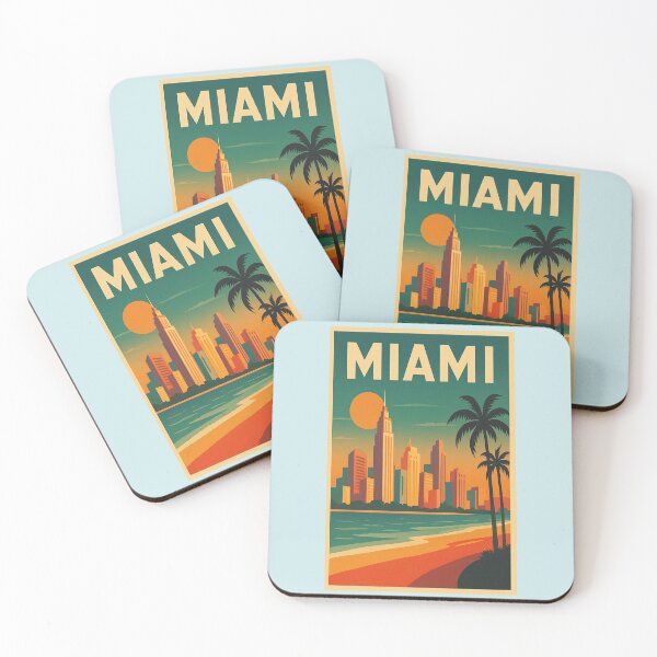 Item preview, Miami Retro: Paraíso Art Deco designed and sold by DesignShopAD.