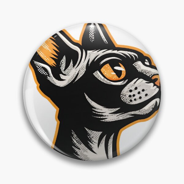 Item preview, Sphynx Stare: Bold Elegance in Vector Form designed and sold by ForeverPrintsOK.