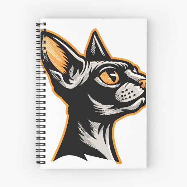 Item preview, Sphynx Stare: Bold Elegance in Vector Form designed and sold by ForeverPrintsOK.