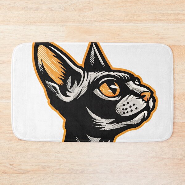 Item preview, Sphynx Stare: Bold Elegance in Vector Form designed and sold by ForeverPrintsOK.