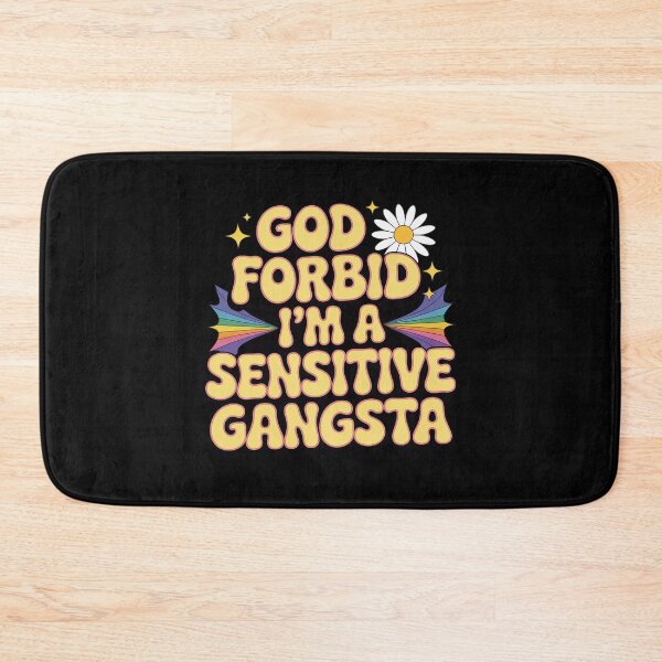 Item preview, Funny God Forbid I'm A Sensitive Gangsta Cute Cozy  designed and sold by KotexTemu.