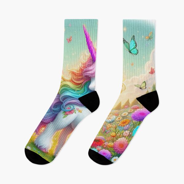 Item preview, Unicorn in the meadow designed and sold by Karaburmagirl.