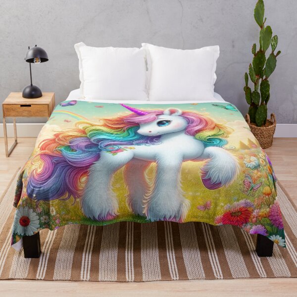 Item preview, Unicorn in the meadow designed and sold by Karaburmagirl.