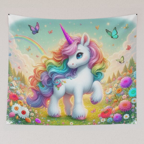 Item preview, Unicorn in the meadow designed and sold by Karaburmagirl.
