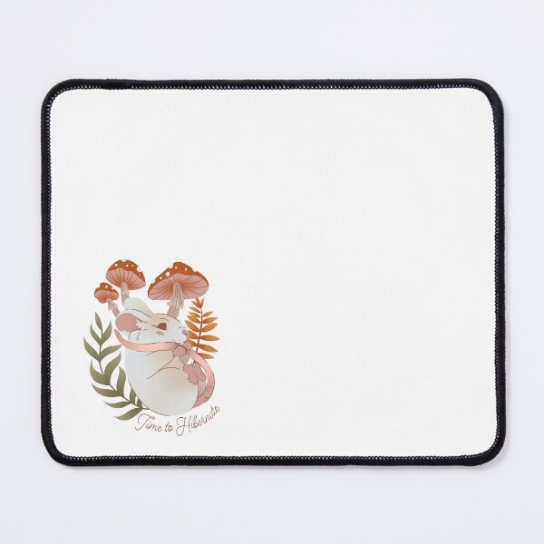 Item preview, Hibernating Mouse Cozy Woodland Illustration designed and sold by StudioGlouna.