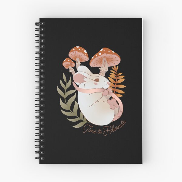 Item preview, Hibernating Mouse Cozy Woodland Illustration designed and sold by StudioGlouna.