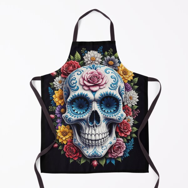 Item preview, Porcelain Skull Blooming with Roses designed and sold by Grafititee.