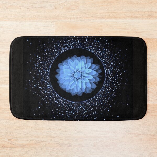 Item preview, Abstract Glimmering Blue  Mandala Artwork  designed and sold by NivyasArtistry.