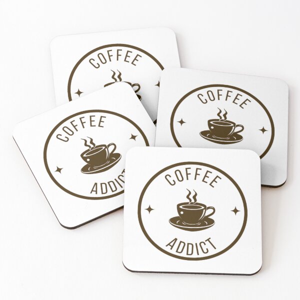 Item preview, Coffee Addict Logo T-Shirt Minimalist Caffeine Fix Barista Gift designed and sold by BeanNTee.