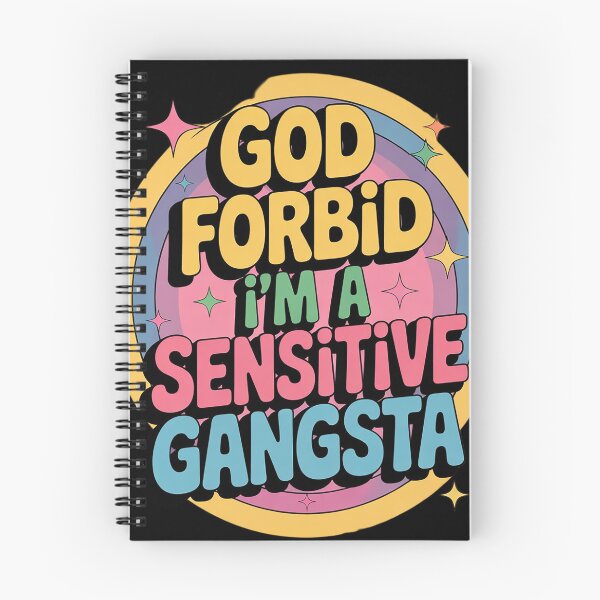 Item preview, Funny God Forbid I'm A Sensitive Gangsta Cute Cozy  designed and sold by KotexTemu.
