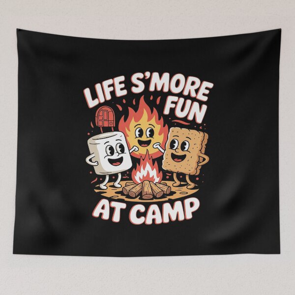Item preview, Funny S'mores Camping Campfire Marshmallow Life S'more Fun  designed and sold by NailMolisa.