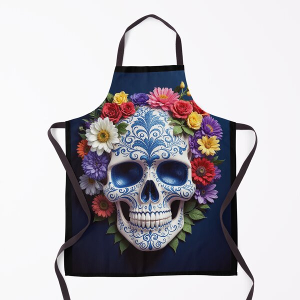 Item preview, Porcelain Skull Blooming with Roses designed and sold by Grafititee.