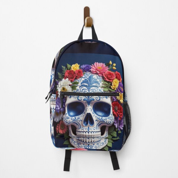 Item preview, Porcelain Skull Blooming with Roses designed and sold by Grafititee.