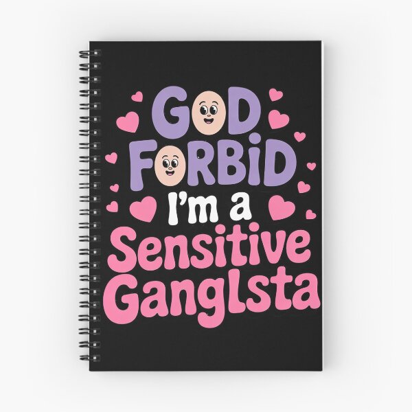 Item preview, Funny God Forbid I'm A Sensitive Gangsta Cute Cozy  designed and sold by KotexTemu.