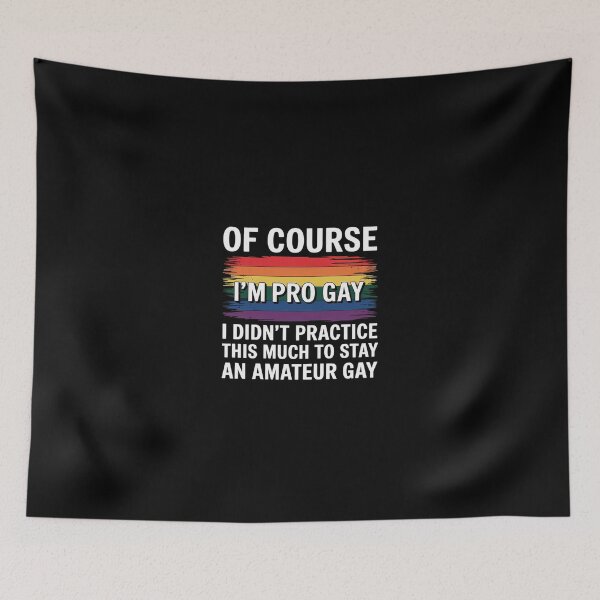 Item preview, Pro Gay Pride Awareness LGBT Rainbow  designed and sold by SyntaxClaw.