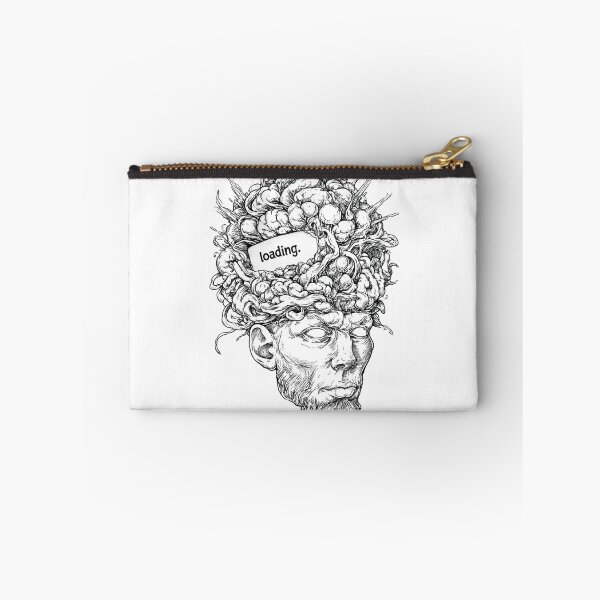 Item preview, Mind Loading Funny tattoo style artwork  designed and sold by PigmalionArt.