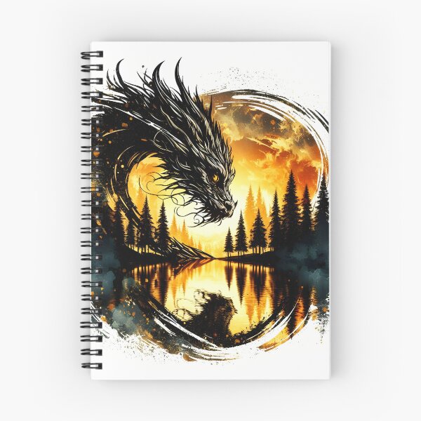 Item preview, Dragon at Sunset, Ai Generated Art designed and sold by ACC .