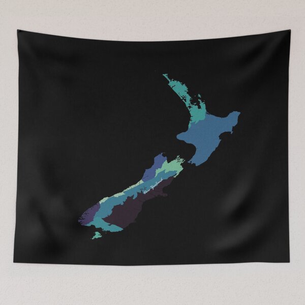 Item preview, Sketching Color Into the Earth - New Zealand designed and sold by AceMaps7.