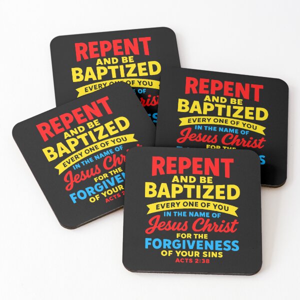 Item preview, Acts 2:38 Repent and Be Baptized In The Name of Jesus Christ designed and sold by plushism.