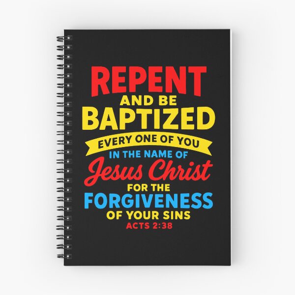 Item preview, Acts 2:38 Repent and Be Baptized In The Name of Jesus Christ designed and sold by plushism.