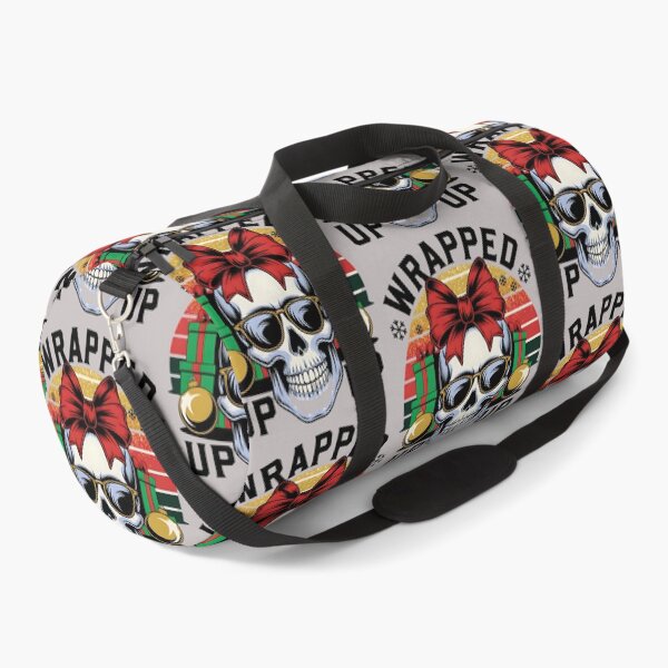 Item preview, Wrapped Up – Festive Bow Christmas Skull Design designed and sold by Taans-Creation.