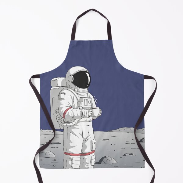 Item preview, Astronaut Collision19 Drinking Coffee on the Moon – Minimalist Space Art designed and sold by Collision19.