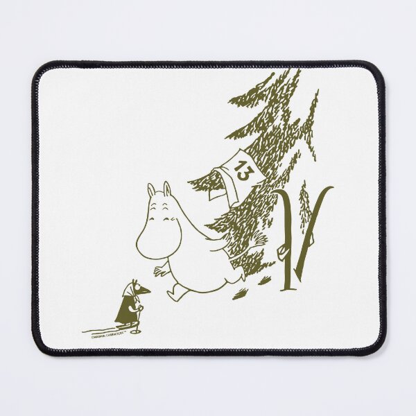 Item preview, Olive Moomintroll Apres Ski Winter Sports Games designed and sold by MoominStore.