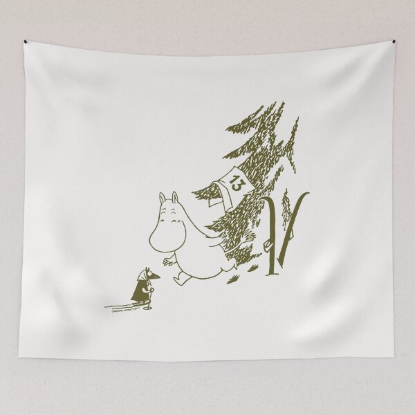 Item preview, Olive Moomintroll Apres Ski Winter Sports Games designed and sold by MoominStore.
