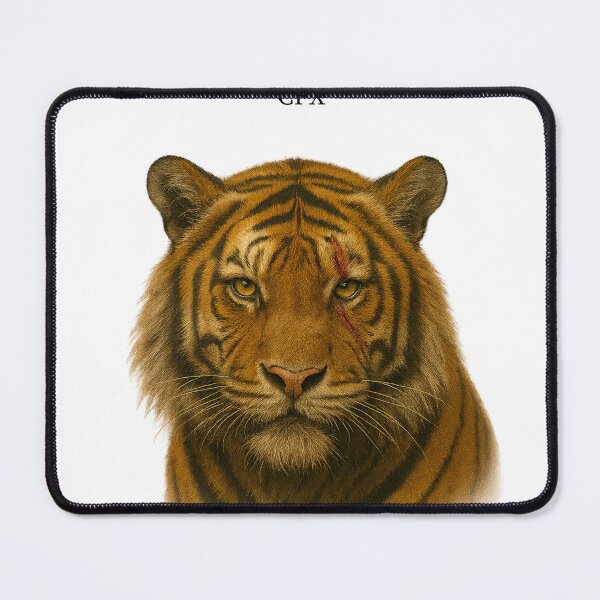 Item preview, Scarface Tiger Portrait – Strength and Survival designed and sold by CaesarFraterX.
