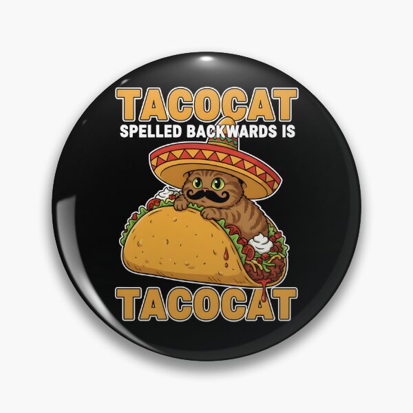 Item preview, Tacocat Spelled Backward Is Tacocat Cinco De Meow Taco Cat designed and sold by DesignsByAnett.