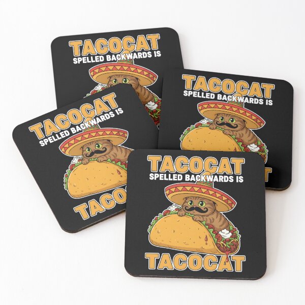 Item preview, Tacocat Spelled Backward Is Tacocat Cinco De Meow Taco Cat designed and sold by DesignsByAnett.