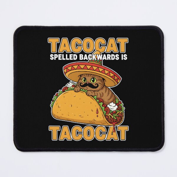 Item preview, Tacocat Spelled Backward Is Tacocat Cinco De Meow Taco Cat designed and sold by DesignsByAnett.