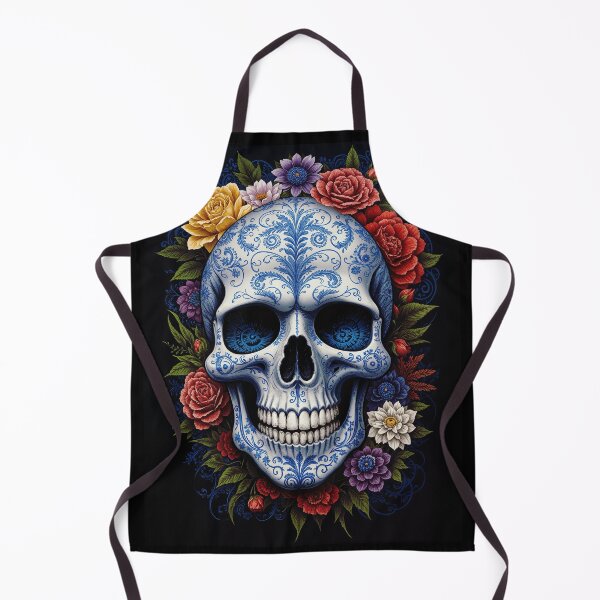Item preview, Porcelain Skull Blooming with Roses designed and sold by Grafititee.
