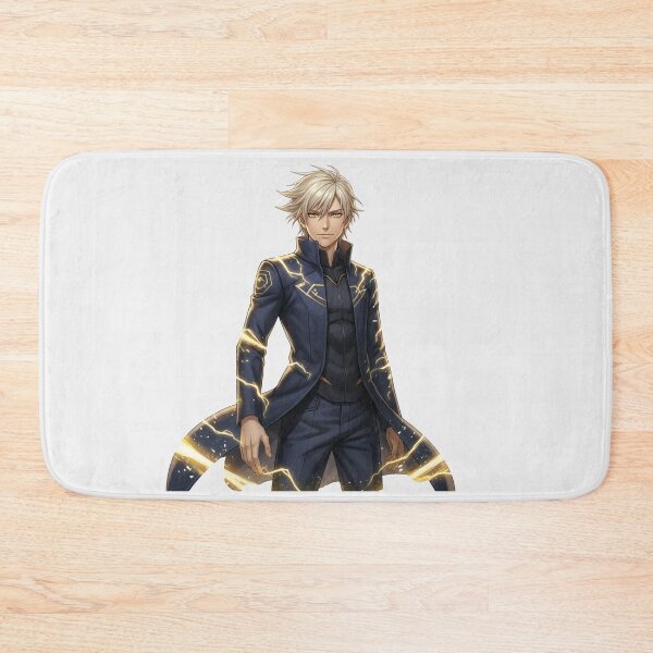 Item preview, Epic Teleportation Punch - Golden Lightning Anime Action Art designed and sold by ThroneOfAnime.