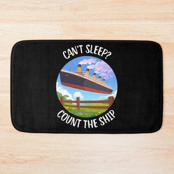 Item preview, Can't sleep? Count the ship Funny Bed Sleep designed and sold by KesekDesigns.